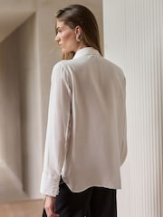 Ivory N.Premium Long Sleeve Shirt with Silk - Image 2 of 7
