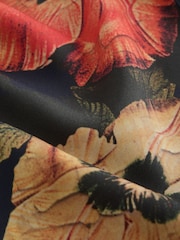 Black Floral Print Long Sleeve Shirt - Image 6 of 7