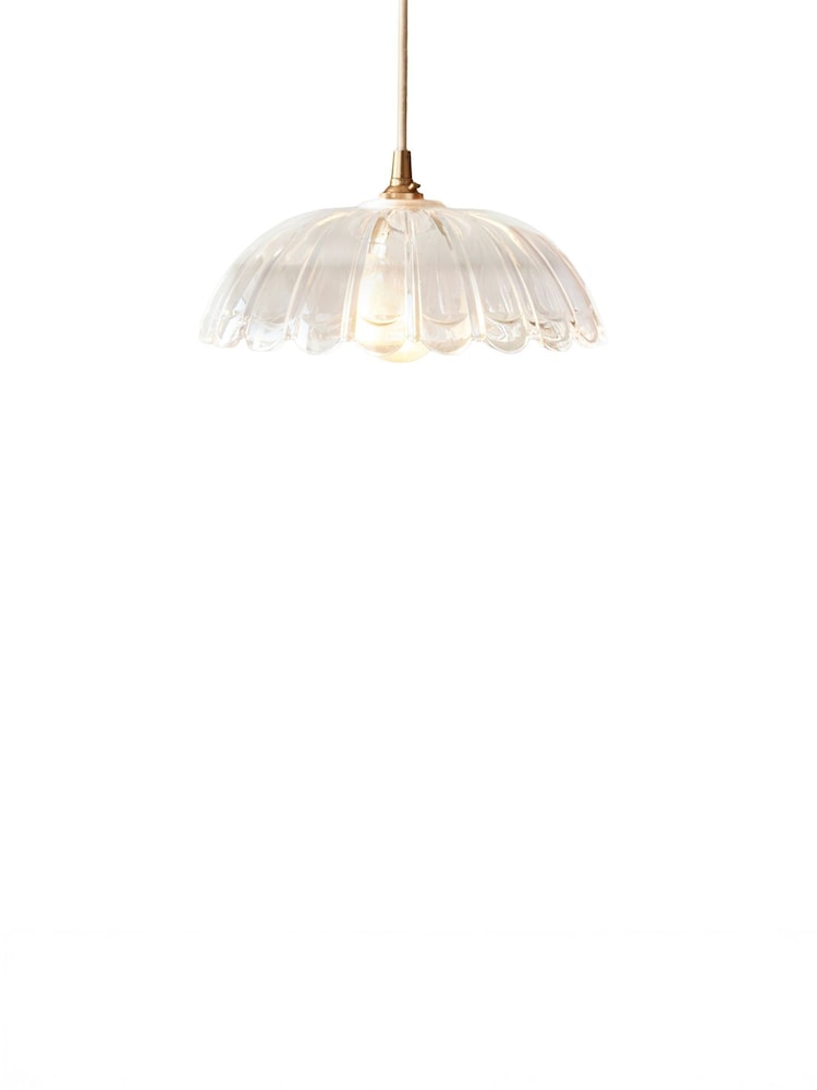 Gallery Home Clear Glass Carnation 1 Light - Image 5 of 5