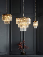 Gallery Home Aged Brass Conrad 1 Pendant Light - Image 4 of 6