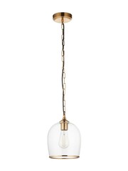 Gallery Home Aged Brass Ashton 1 Pendant Light - Image 6 of 6