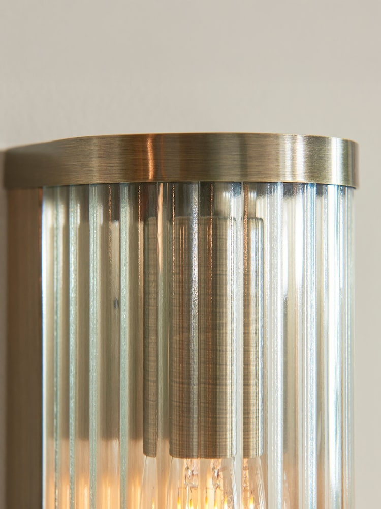 Gallery Home Antique Brass Ridley 2 Wall Light - Image 2 of 4