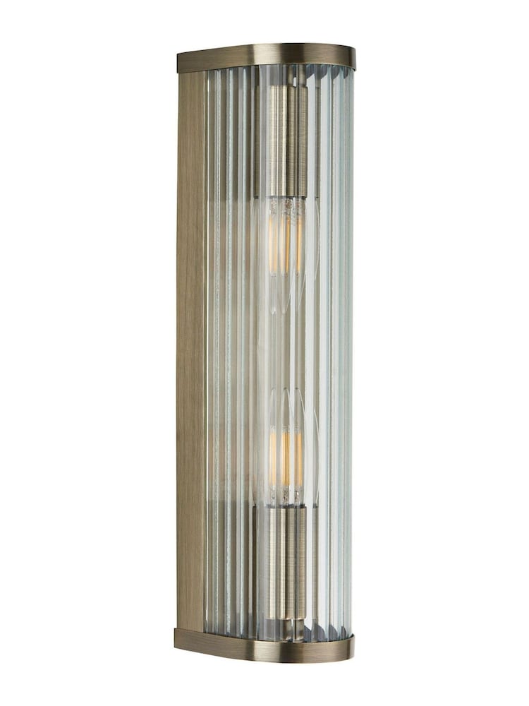 Gallery Home Antique Brass Ridley 2 Wall Light - Image 4 of 4