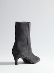 Graues Wildleder - The Set Premium Chisel Ankle Boots - Bild 2 von 3