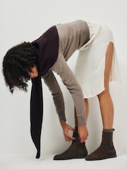 The Set Premium Chelsea Ankle Boots Brown - Image 4 of 6