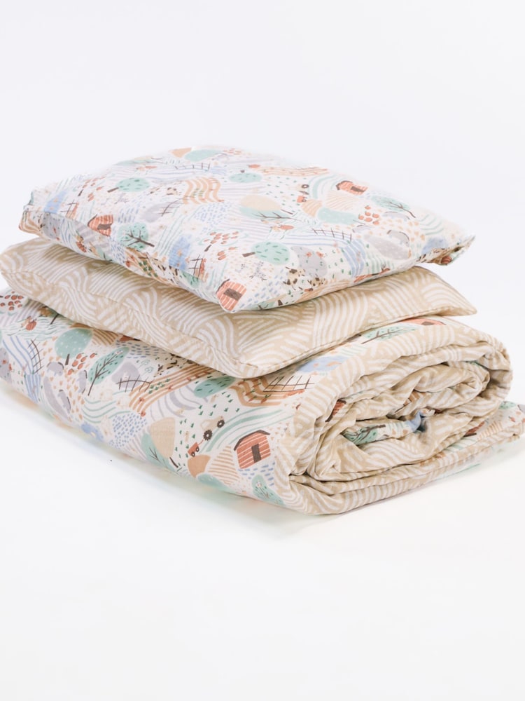 Tutti Bambini Good Life Cot Bed Duvet & Pillowcase Set - Image 1 of 3 Tutti Bambini Good Life Cot Bed Duvet & Pillowcase Set - Image 1 of 3