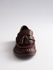 Қоңыр - The Set Tassel Ruched Loafers - 7суретінің 6 суреті