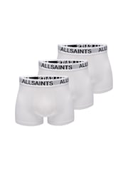 AllSaints White Trunk Boxer Briefs With Contour Pouch 3 Pack - Image 1 of 5