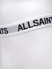 AllSaints White Trunk Boxer Briefs With Contour Pouch 3 Pack - Image 4 of 5