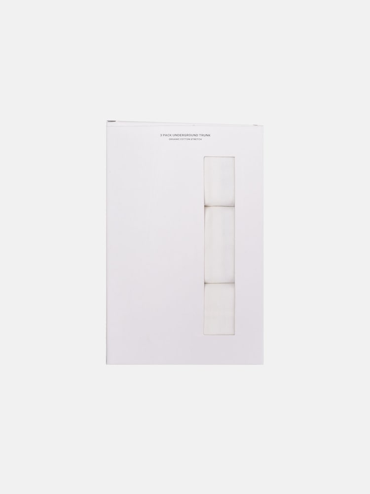 AllSaints White Trunk Boxer Briefs With Contour Pouch 3 Pack - Image 5 of 5