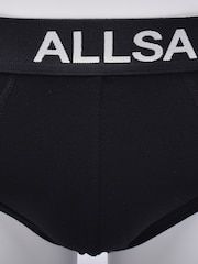 AllSaints Black Briefs With Contour Pouch 3 Pack - Image 3 of 5