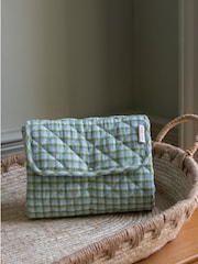 Avery Row Greenhouse Gingham Travel Changing Mat - Image 1 of 6