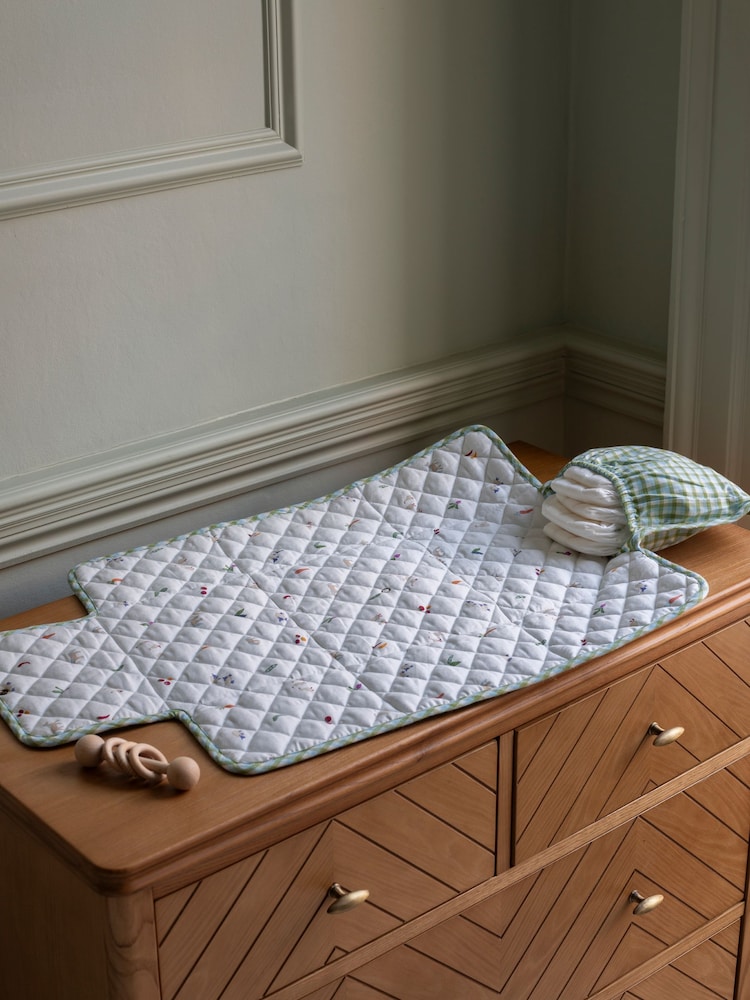 Avery Row Greenhouse Gingham Travel Changing Mat - Image 2 of 6