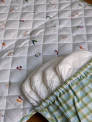 Avery Row Greenhouse Gingham Travel Changing Mat - Image 3 of 6