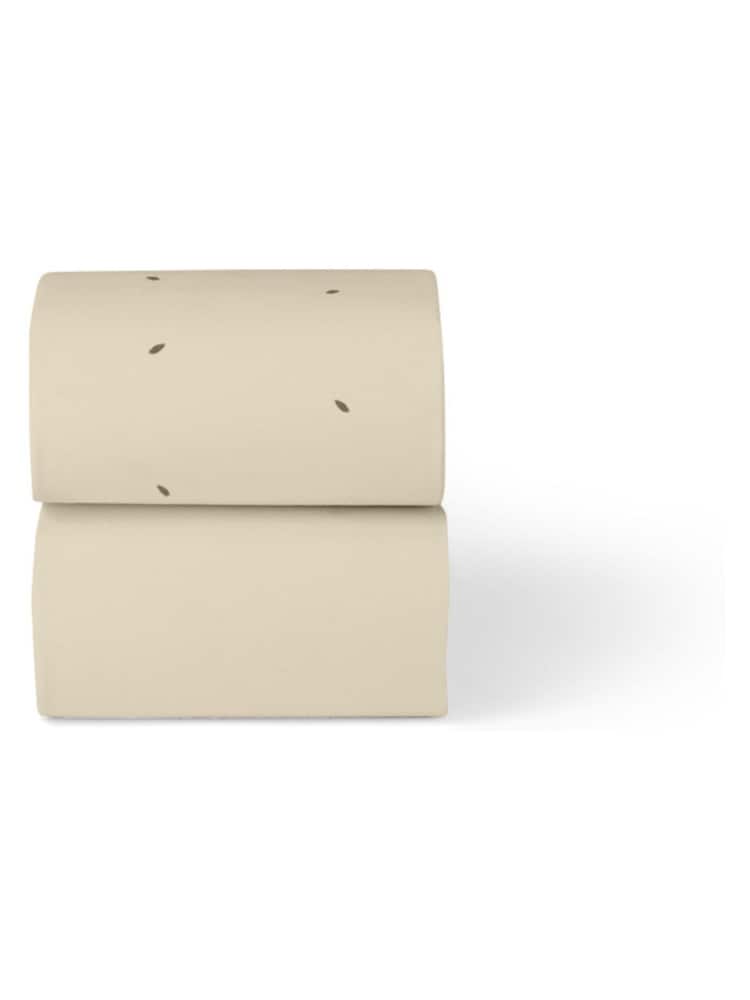 The Little Green Sheep 2 Pack Linen Rice Print Crib Sheets - Image 4 of 4