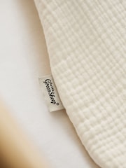 The Little Green Sheep Ecru Muslin 1.0 Tog Baby Sleeping Bag - Image 4 of 6