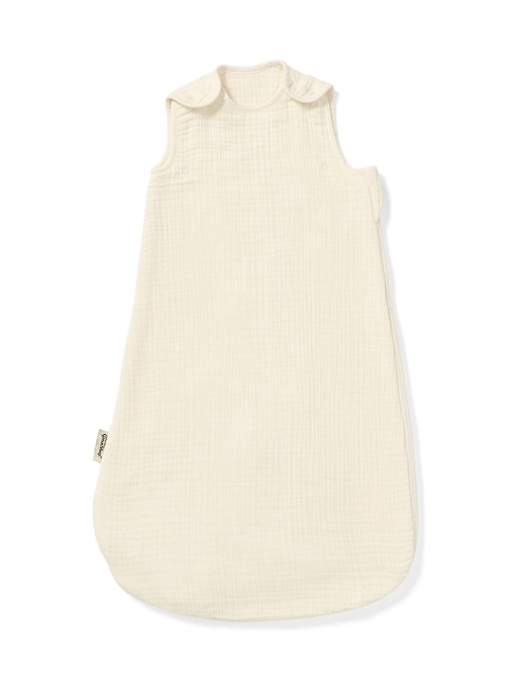 The Little Green Sheep Ecru Muslin 1.0 Tog Baby Sleeping Bag - Image 6 of 6 The Little Green Sheep Ecru Muslin 1.0 Tog Baby Sleeping Bag - Image 6 of 6