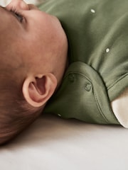 The Little Green Sheep Juniper Rice Print Jersey 1.0 Tog Baby Sleeping Bag - Image 2 of 5