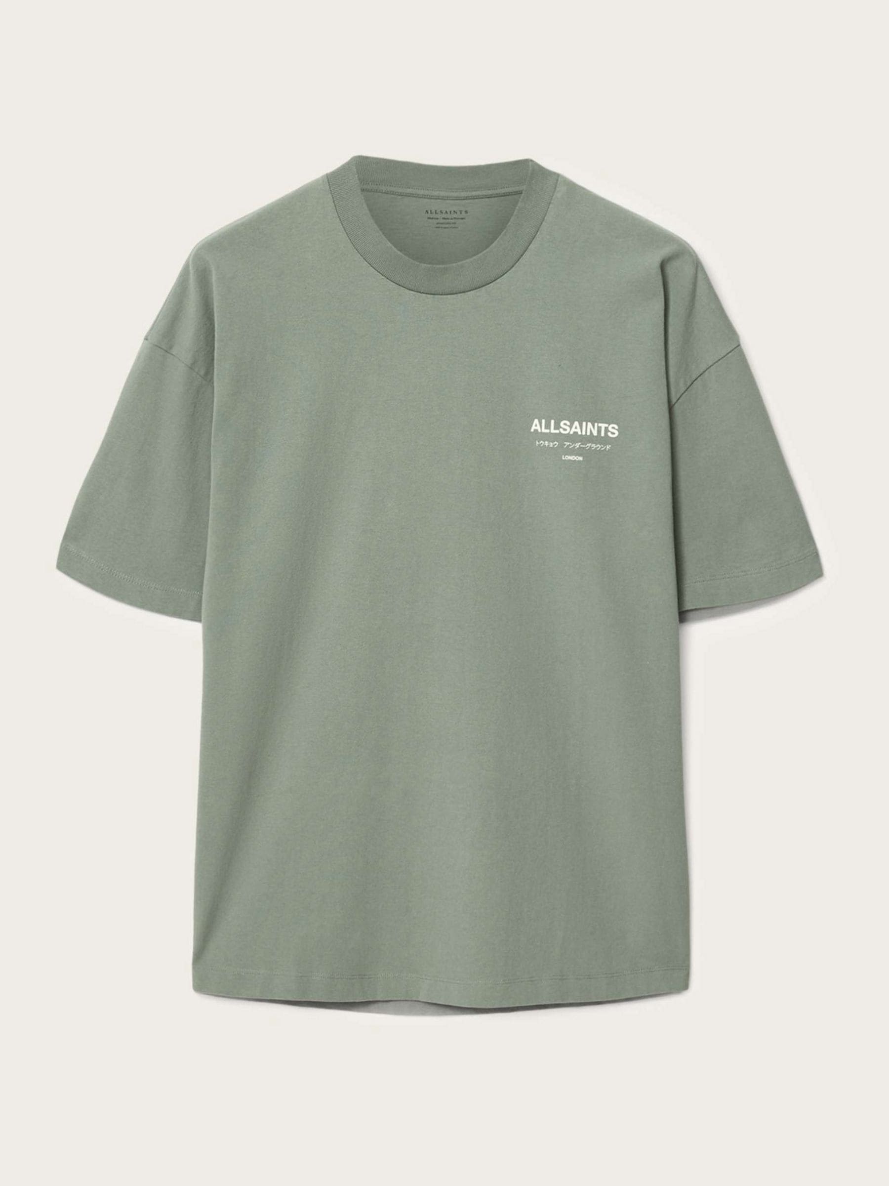 Comprar Verde primaveril - Camiseta oversized de algodão com gola
