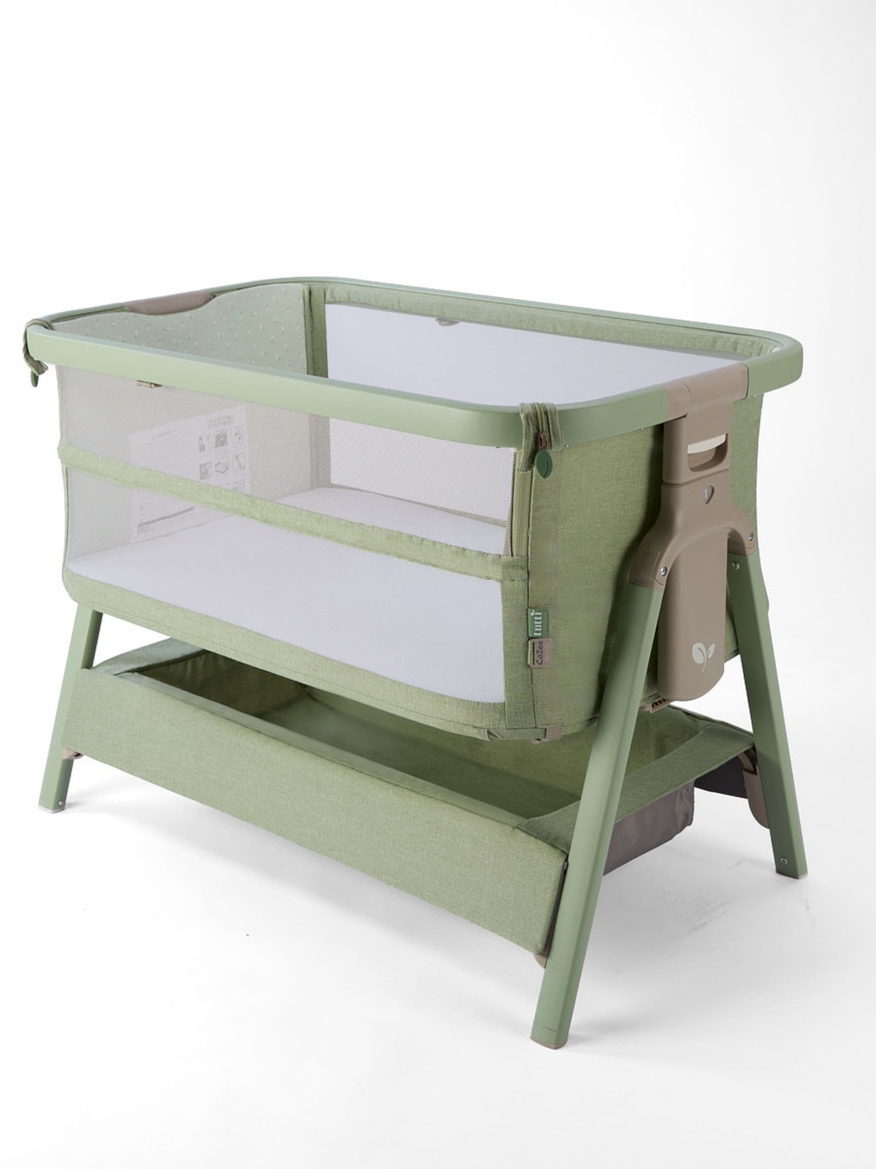Tutti Bambini Unisex Newborn Eucalyptus Cozee Zen Bedside Crib