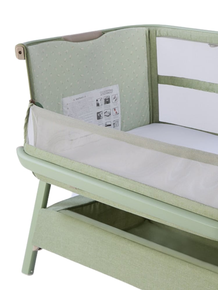 Tutti Bambini Eucalyptus CoZee Zen Bedside Crib - Image 6 of 6 Tutti Bambini Eucalyptus CoZee Zen Bedside Crib - Image 6 of 6