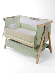 Tutti Bambini Drifted Oak Eucalyptus CoZee Sense Bedside Crib - Image 3 of 7