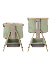 Tutti Bambini Drifted Oak Eucalyptus CoZee Sense Bedside Crib - Image 5 of 7