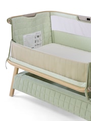 Tutti Bambini Drifted Oak Eucalyptus CoZee Sense Bedside Crib - Image 6 of 7