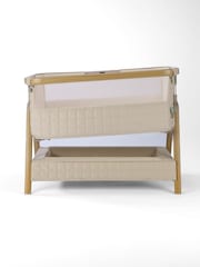 Tutti Bambini Toasted Oak Sand CoZee Sense Bedside Crib - Image 4 of 8