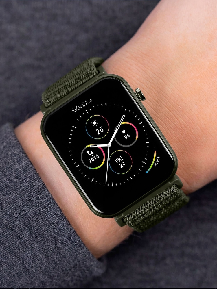 Tikkers Smart Series Green Velcro Strap Smart Watch - Image 2 of 5