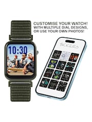Tikkers Smart Series Green Velcro Strap Smart Watch - Image 4 of 5