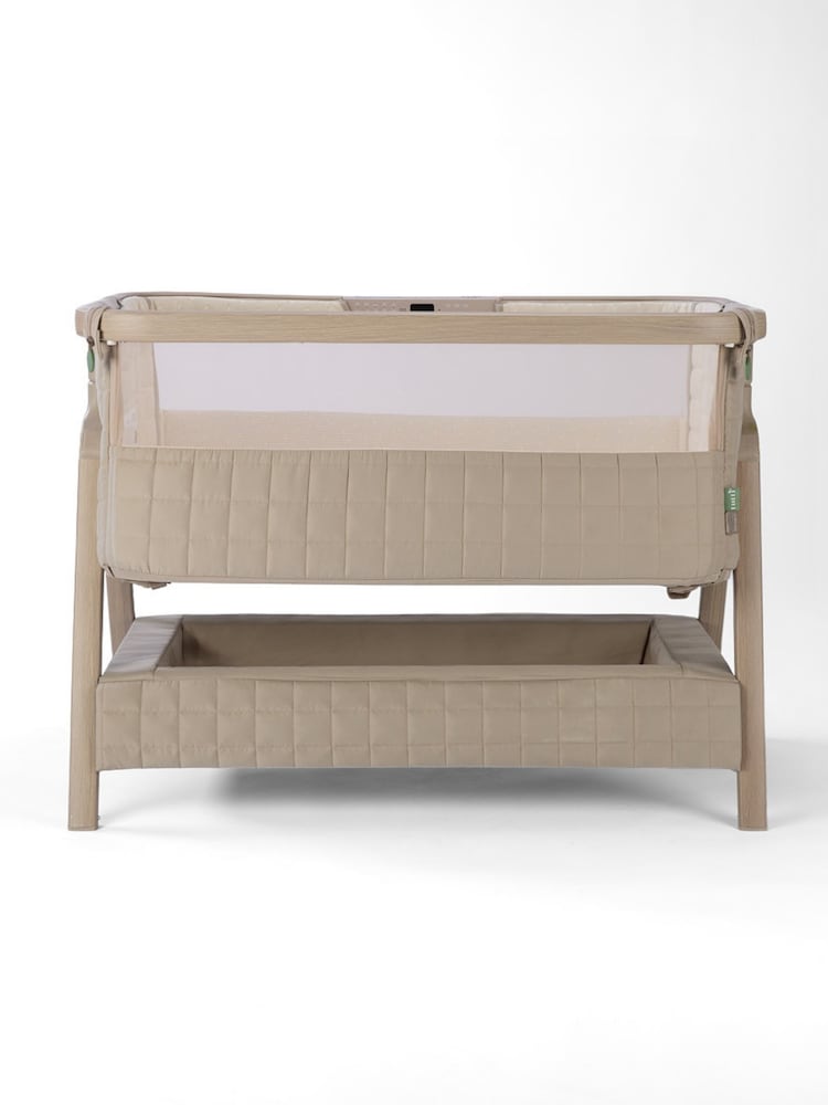Tutti Bambini Soft Walnut Cocoa CoZee Sense Bedside Crib - Image 2 of 5