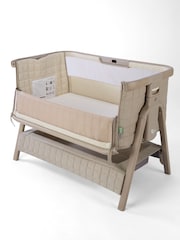 Tutti Bambini Soft Walnut Cocoa CoZee Sense Bedside Crib - Image 3 of 5