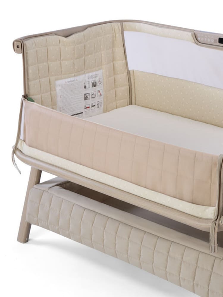 Tutti Bambini Soft Walnut Cocoa CoZee Sense Bedside Crib - Image 5 of 5