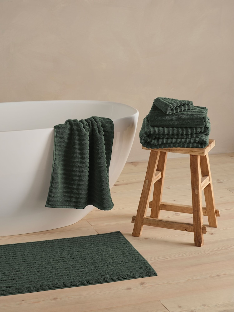 Bedfolk Forest The Ripple Towel - Image 2 of 6 Bedfolk Forest The Ripple Towel - Image 2 of 6