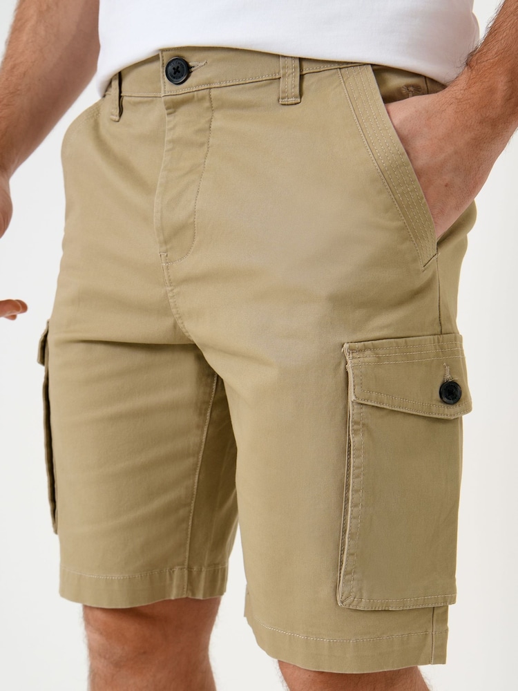 Saltwell Natural Stretch Cargo Shorts - Image 1 of 5
