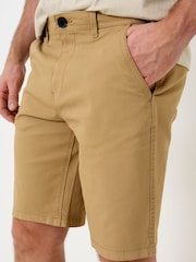 Saltwell Brown Stretch Cotton Canvas Shorts - Image 2 of 5