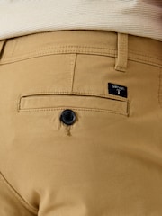 Saltwell Brown Stretch Cotton Canvas Shorts - Image 5 of 5
