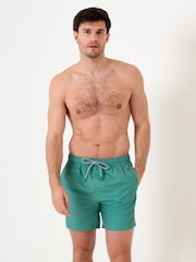 Saltwell Green Swim Shorts - Image 1 of 5