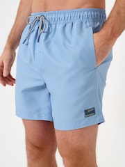 Saltwell Blue Swim Shorts - Image 1 of 6
