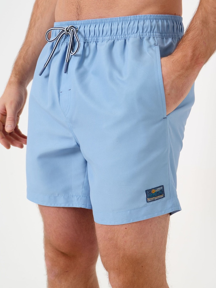 Saltwell Blue Swim Shorts - Image 1 of 6 Saltwell Blue Swim Shorts - Image 1 of 6