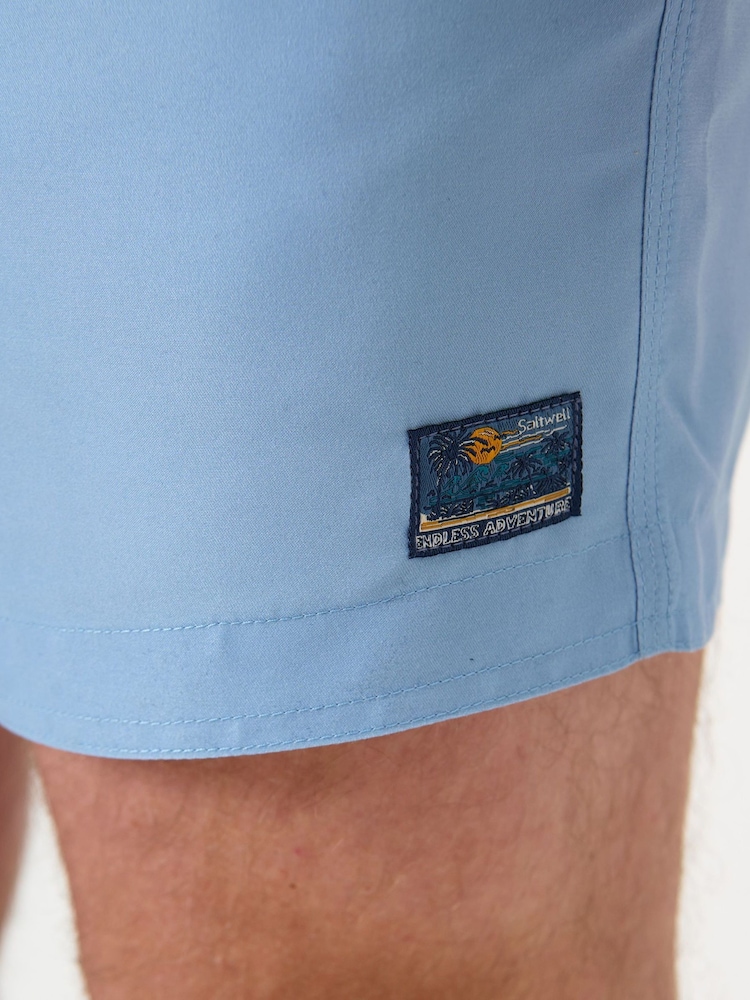 Saltwell Blue Swim Shorts - Image 6 of 6 Saltwell Blue Swim Shorts - Image 6 of 6
