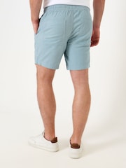 Saltwell Green Linen Blend Elasticated Rugby Shorts - Image 2 of 4
