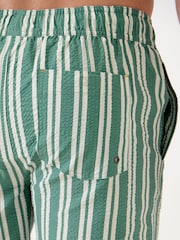 Saltwell Green Stripe Swim Shorts - Image 5 of 6