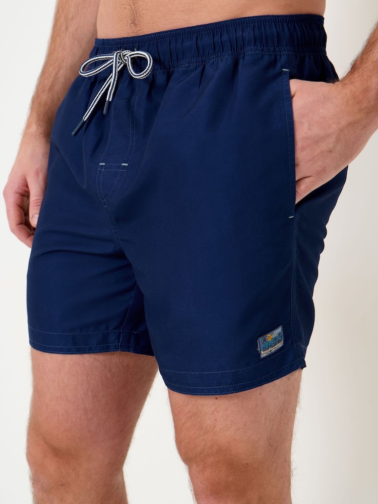 Saltwell Navy Swim Shorts - Image 1 of 6