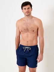 Saltwell Navy Swim Shorts - Image 4 of 6
