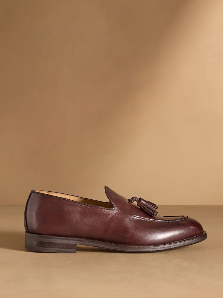 ブラウン - Russell & Bromley Derwent タッセル ローファー - 画像 1 / 7