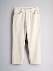 The Set 90's Straight Leg Jeans Cream - Image 6 of 8
