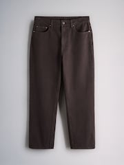 The Set 90's Straight Leg Jeans Chocolate Brown - Image 8 of 10