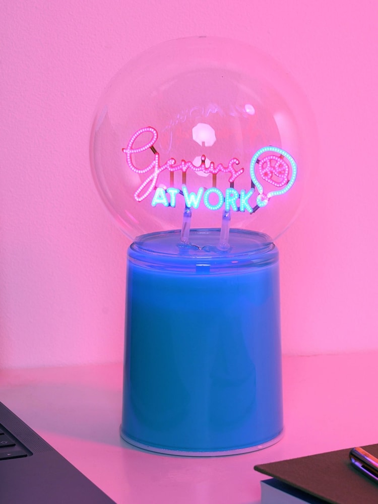 Widdop Blue LED Neon Lamp - Image 1 of 5